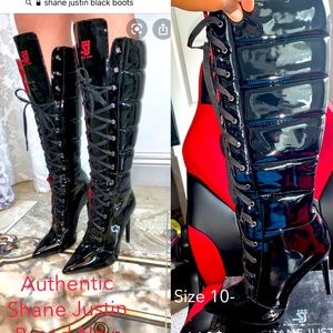 SHANE JUSTIN HIGH HEEL BOOTS